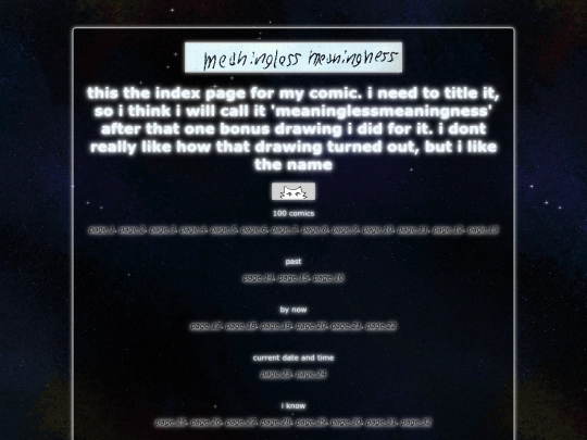 comic-index screenshot