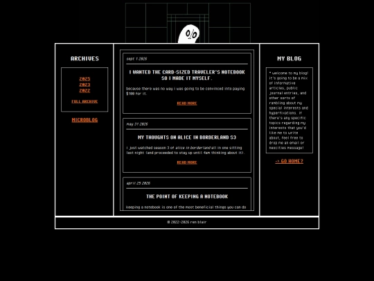 blog screenshot