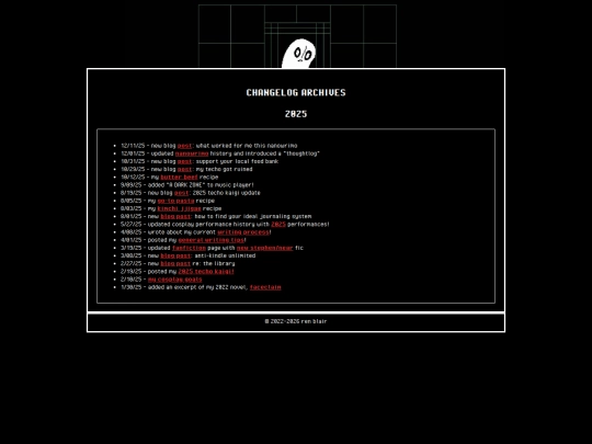 changelog screenshot