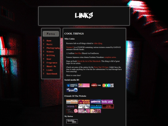 links screenshot