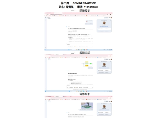 第二周  0922   GEMINI PRACTICE screenshot