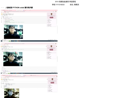 W14 視覺智能應用 學習歷程 screenshot