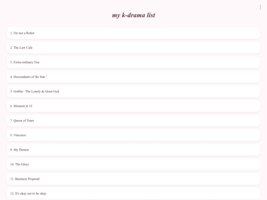 kdramalist screenshot