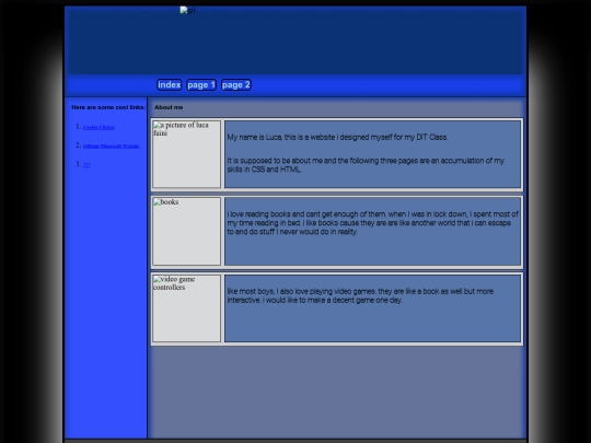 index screenshot
