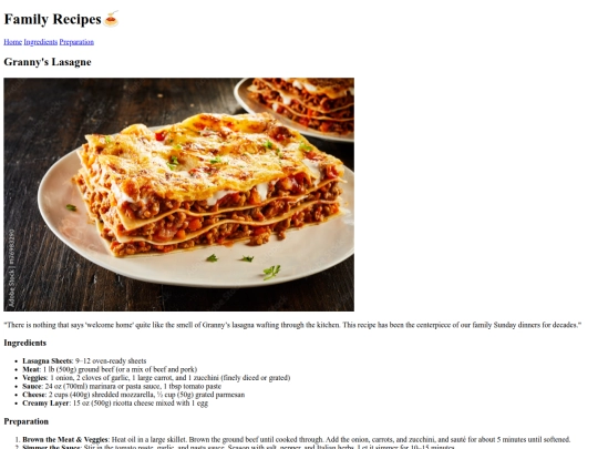 lasagne screenshot