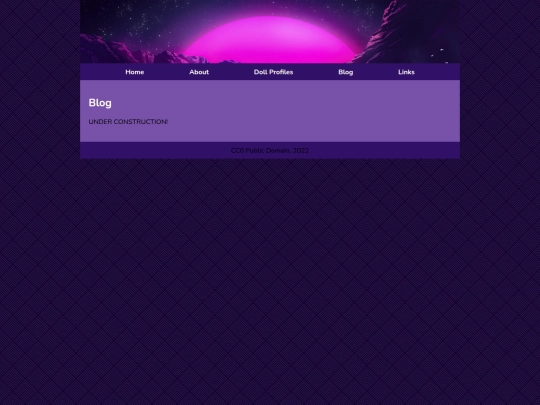 blog screenshot