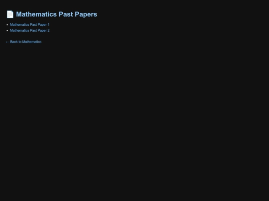 mathematics_pastpapers screenshot