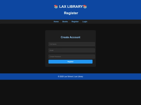 register screenshot