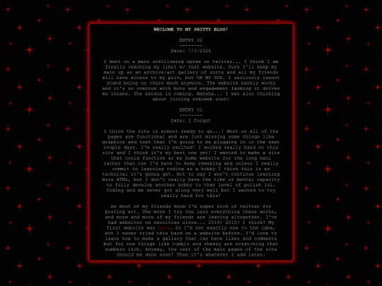 blog screenshot