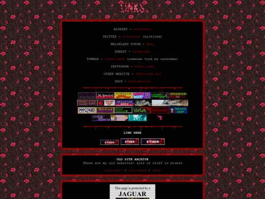 links screenshot