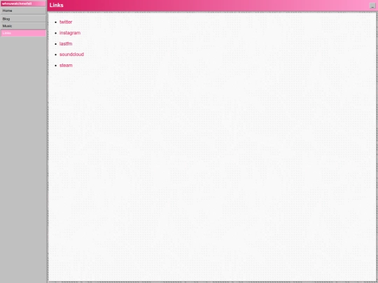 links screenshot