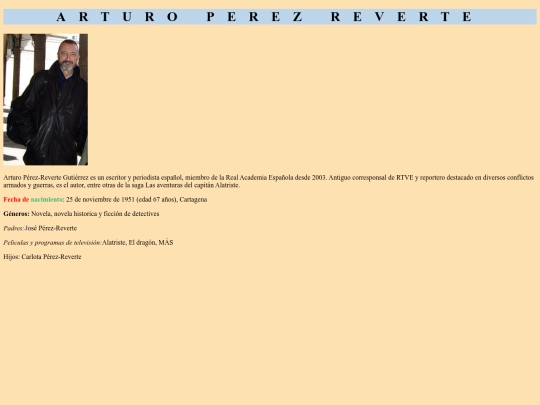 trecep/arturoperez screenshot