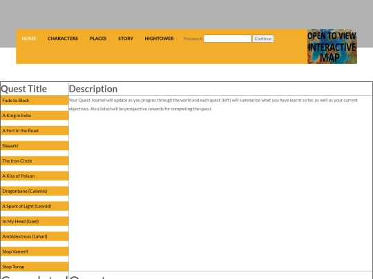 Pages/Quest screenshot