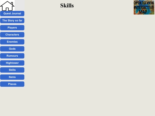 Pages/skills screenshot