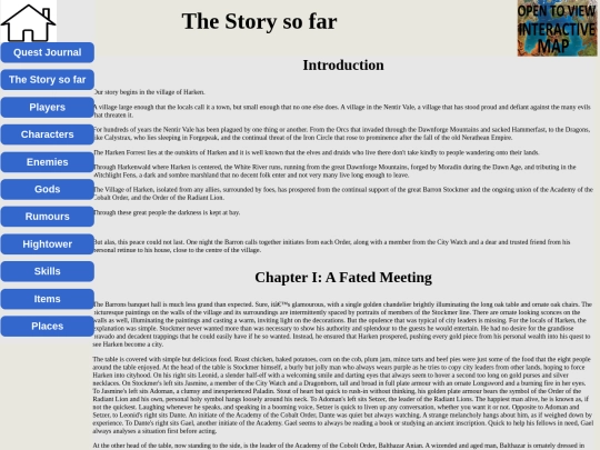 Pages/story screenshot