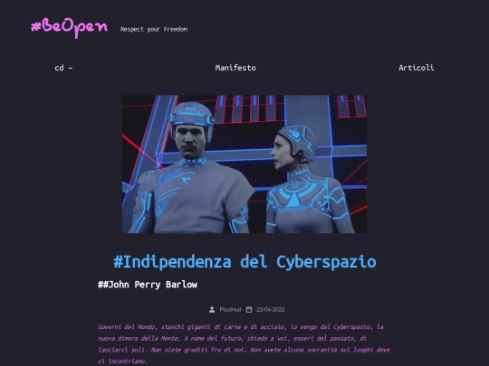 indipendenza_cyberspazio screenshot