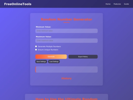 random-number-generator screenshot