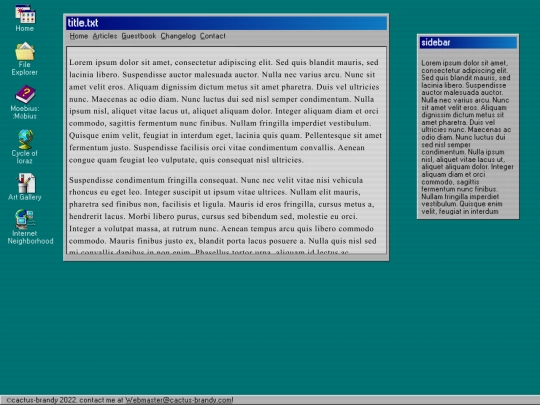 testpage screenshot