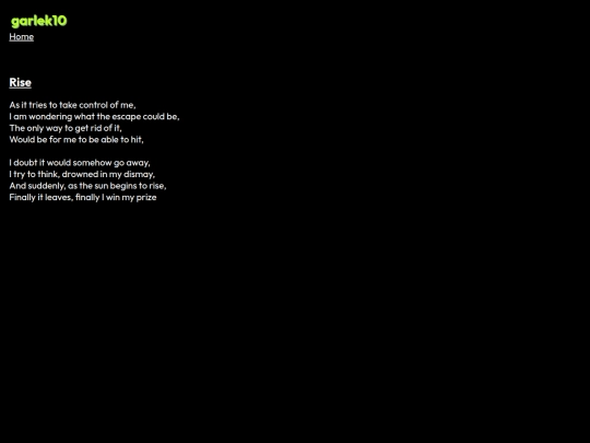 poetry screenshot