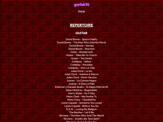 repertoire screenshot