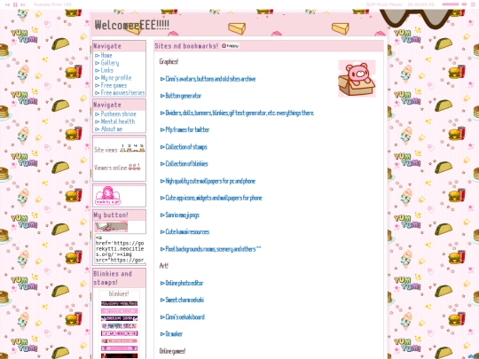 links screenshot