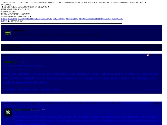 blog/retroblog screenshot