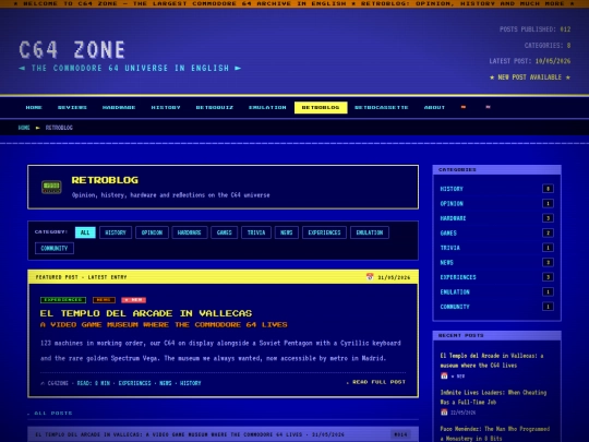 en/retroblog screenshot
