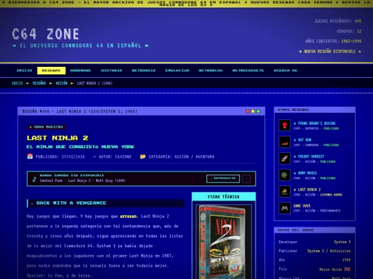 resenas/lastninja2 screenshot