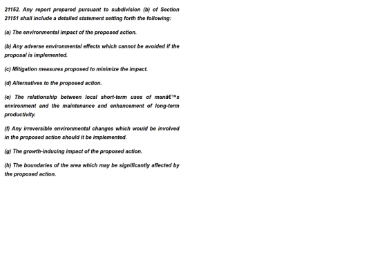 Home/CEQA History/1972/sec21152 screenshot