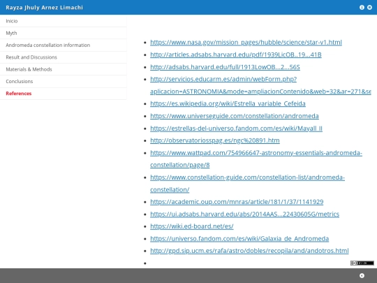 references screenshot