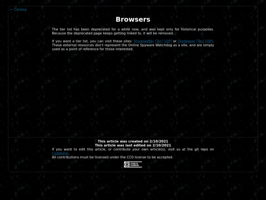 articles/browsers screenshot