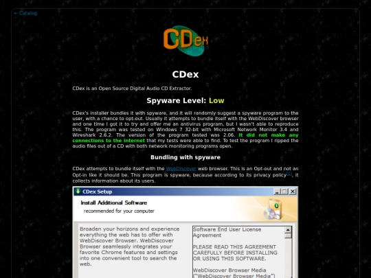 articles/cdex screenshot