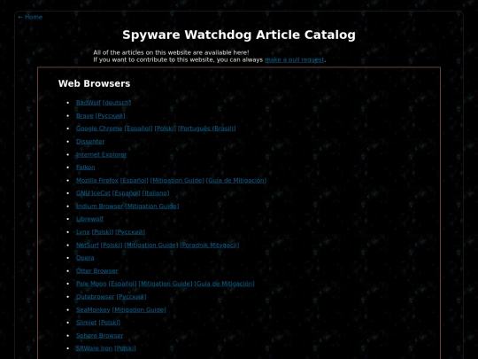articles screenshot