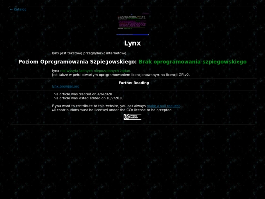 articles/lynx_pl screenshot