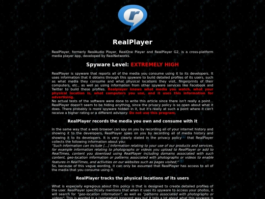 articles/realplayer screenshot
