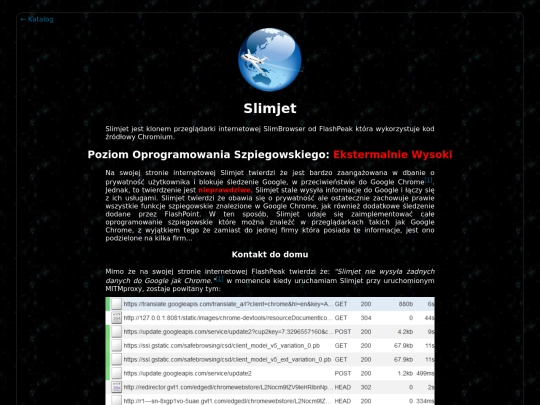 articles/slimjet_pl screenshot