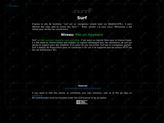 articles/surf_fr screenshot