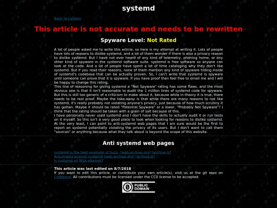 articles/systemd screenshot