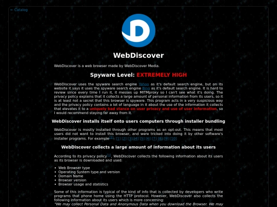 articles/webdiscover screenshot