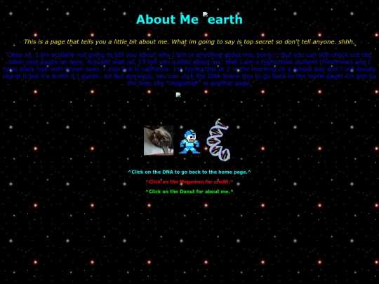 aboutme screenshot