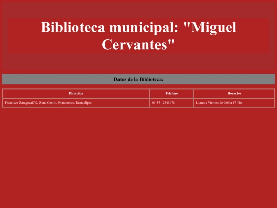 Datos Biblioteca screenshot
