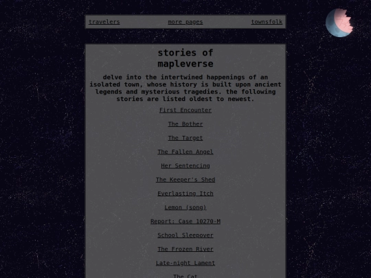 index screenshot