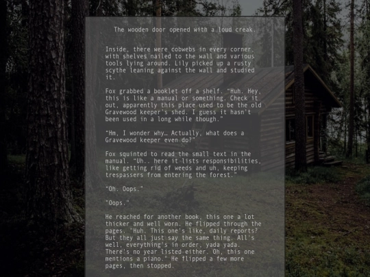 keepers_shed/page3 screenshot
