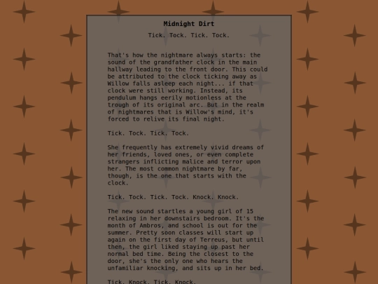 midnight/dirt screenshot