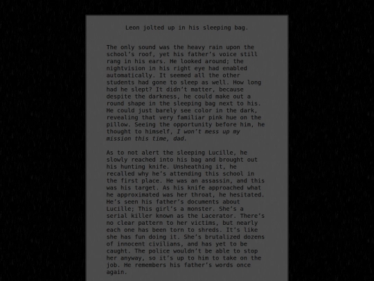 school_sleepover/page5 screenshot
