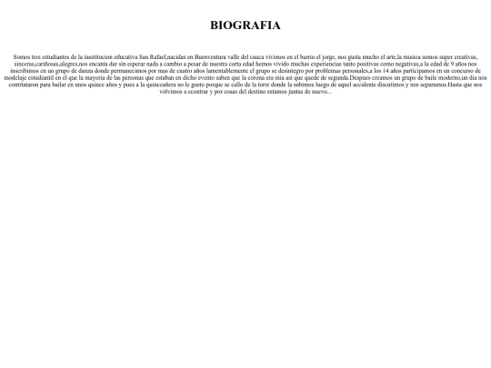 Biografia screenshot