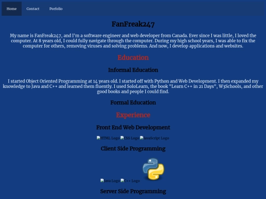 index screenshot