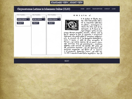 homilies/homily1 screenshot