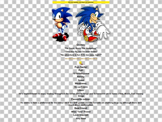shrines/aboutsonictest screenshot