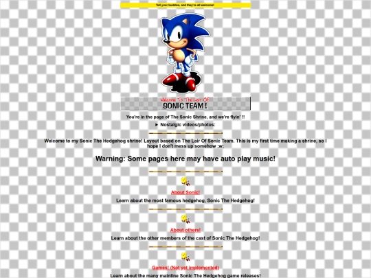 shrines/sonicteamshrine screenshot